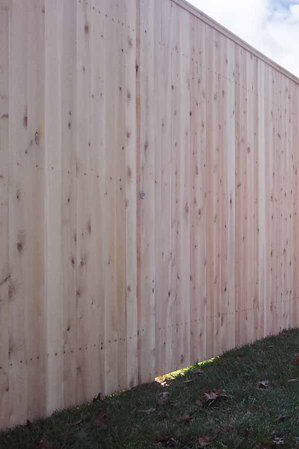 Wood Fence Installation in Rhode Island